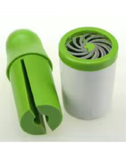 Moedor de Especiarias Manual Spice Mincer Aço Inoxidável e ABS, Verde e Preto Loja de Utensílios de Cozinha Home Gaju