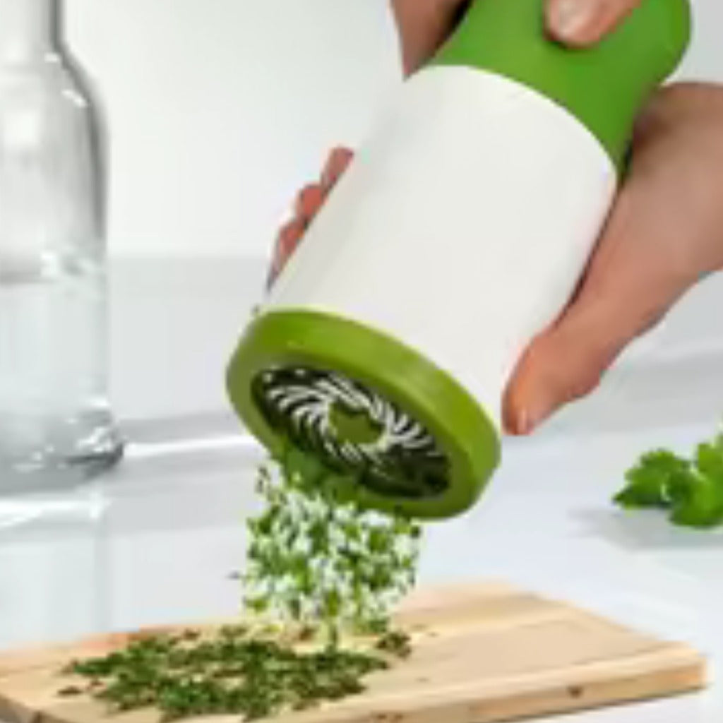 Moedor de Especiarias Manual Spice Mincer Aço Inoxidável e ABS, Verde e Preto Loja de Utensílios de Cozinha Home Gaju
