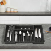 Organizador de Gaveta Expansível para Talheres 8 Compartimentos, Ajustável, Silicone | Home Gaju Loja de Organizadores Home Gaju
