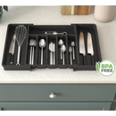 Organizador de Gaveta Expansível para Talheres 8 Compartimentos, Ajustável, Silicone | Home Gaju Loja de Organizadores Home Gaju