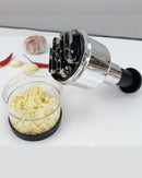 Picador Manual de Alho e Cebola Cortador de Alimentos com Lâminas de Inox | Home Gaju