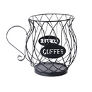 Porta-Cápsulas de Café em Ferro Elegante e Durável