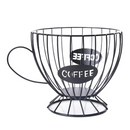 Porta-Cápsulas de Café em Ferro Elegante e Durável