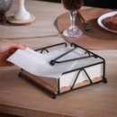 Porta-Guardanapos de Metal com Braço Tensor – Estilo Retro Rústico para Cozinha e Mesa  Home Gaju