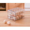 Porta-Ovos Organizador de Geladeira Transparente – Caixa de Armazenamento Transparente | Home Gaju