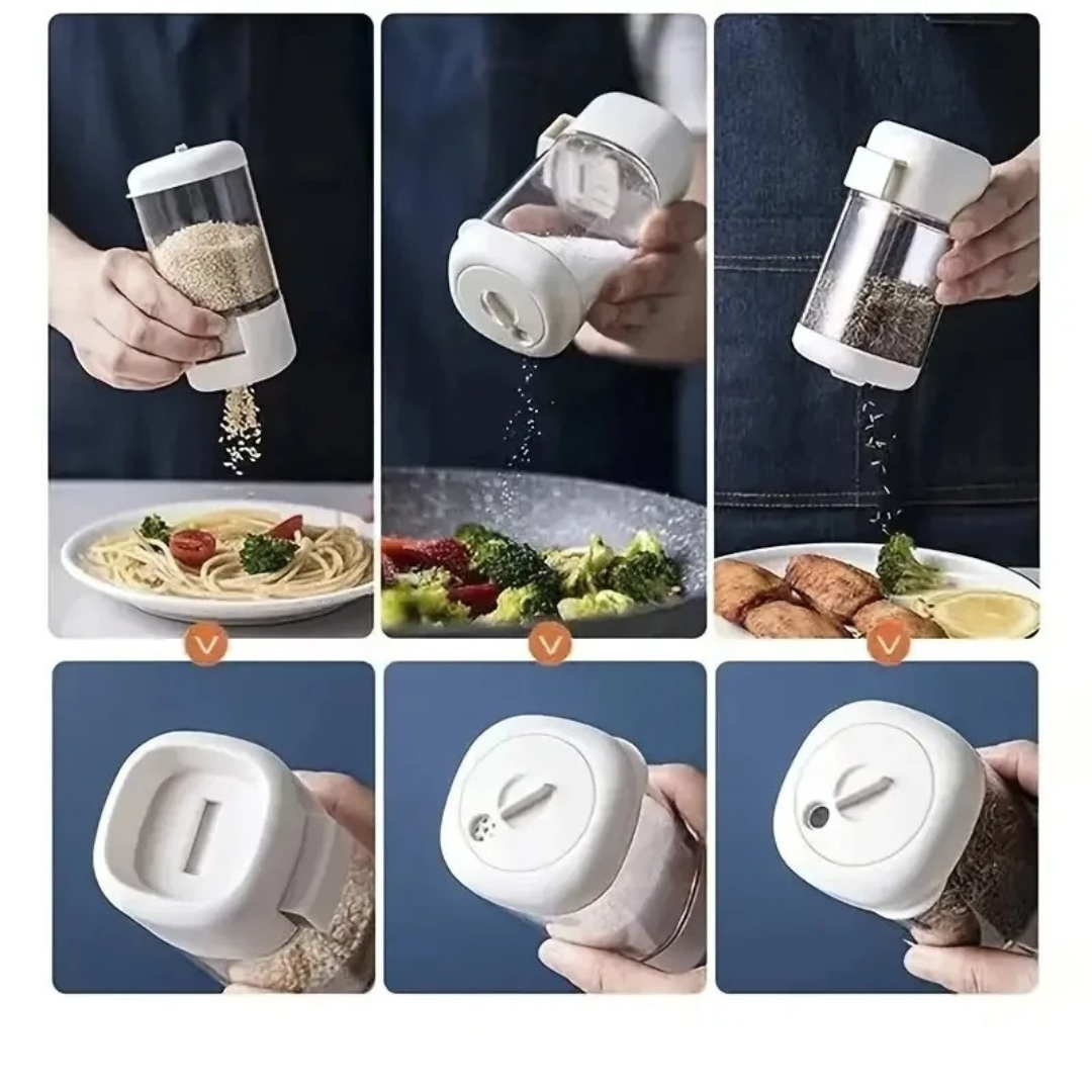 Porta Tempero com Controle de Quantidade