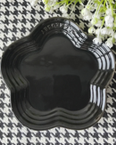 Prato Pequeno de Cerâmica Flor de Ameixa 14cm Estilo Francês para Sobremesas e Molhos | Home Gaju