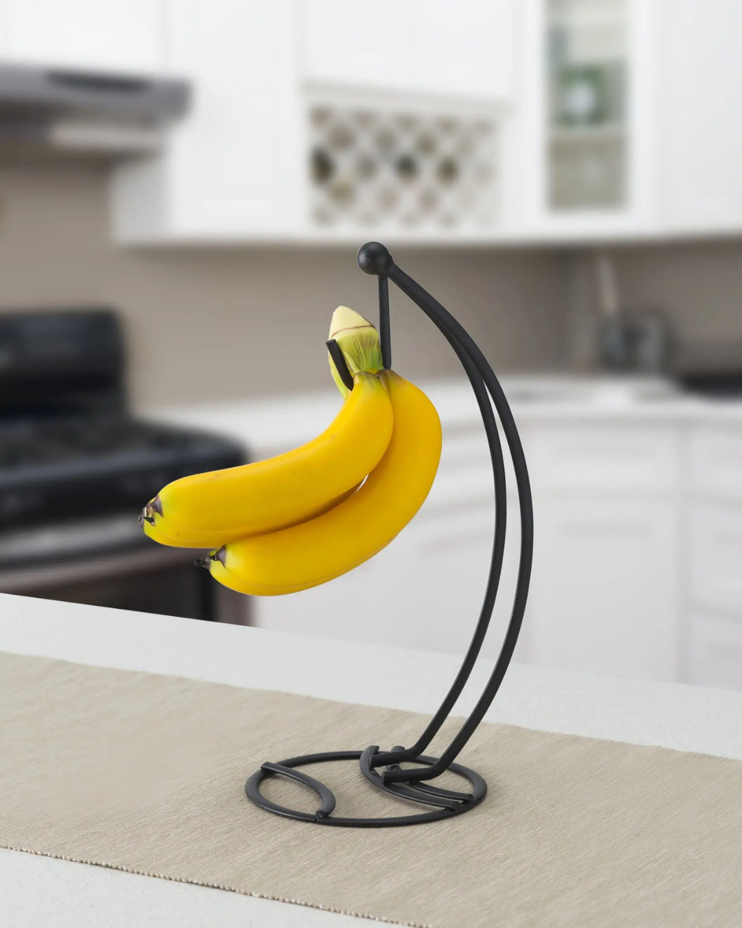 Rack de Banana com Ganchos em Bambu ou Ferro Suporte de Frutas Frescas | Home Gaju
