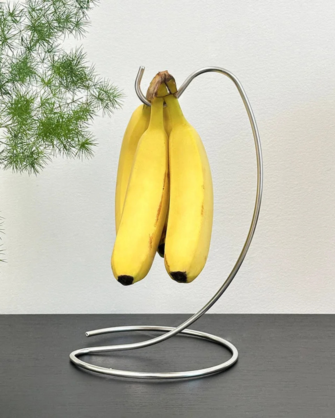 Rack de Banana com Ganchos em Bambu ou Ferro Suporte de Frutas Frescas | Home Gaju