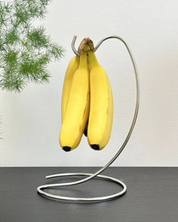 Rack de Banana com Ganchos em Bambu ou Ferro Suporte de Frutas Frescas | Home Gaju