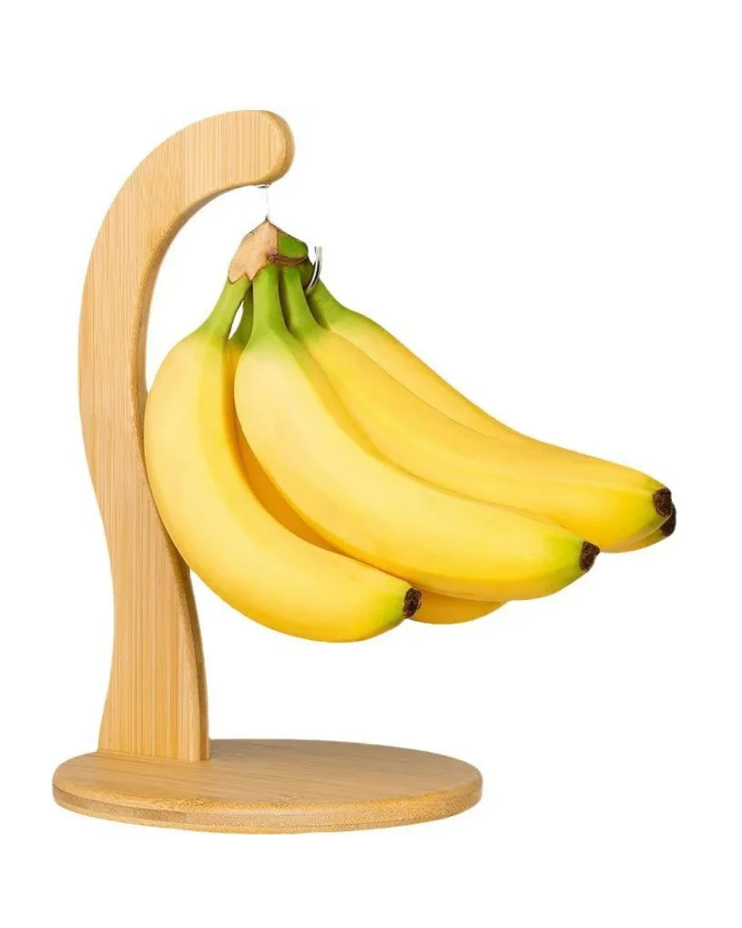 Rack de Banana com Ganchos em Bambu ou Ferro Suporte de Frutas Frescas | Home Gaju