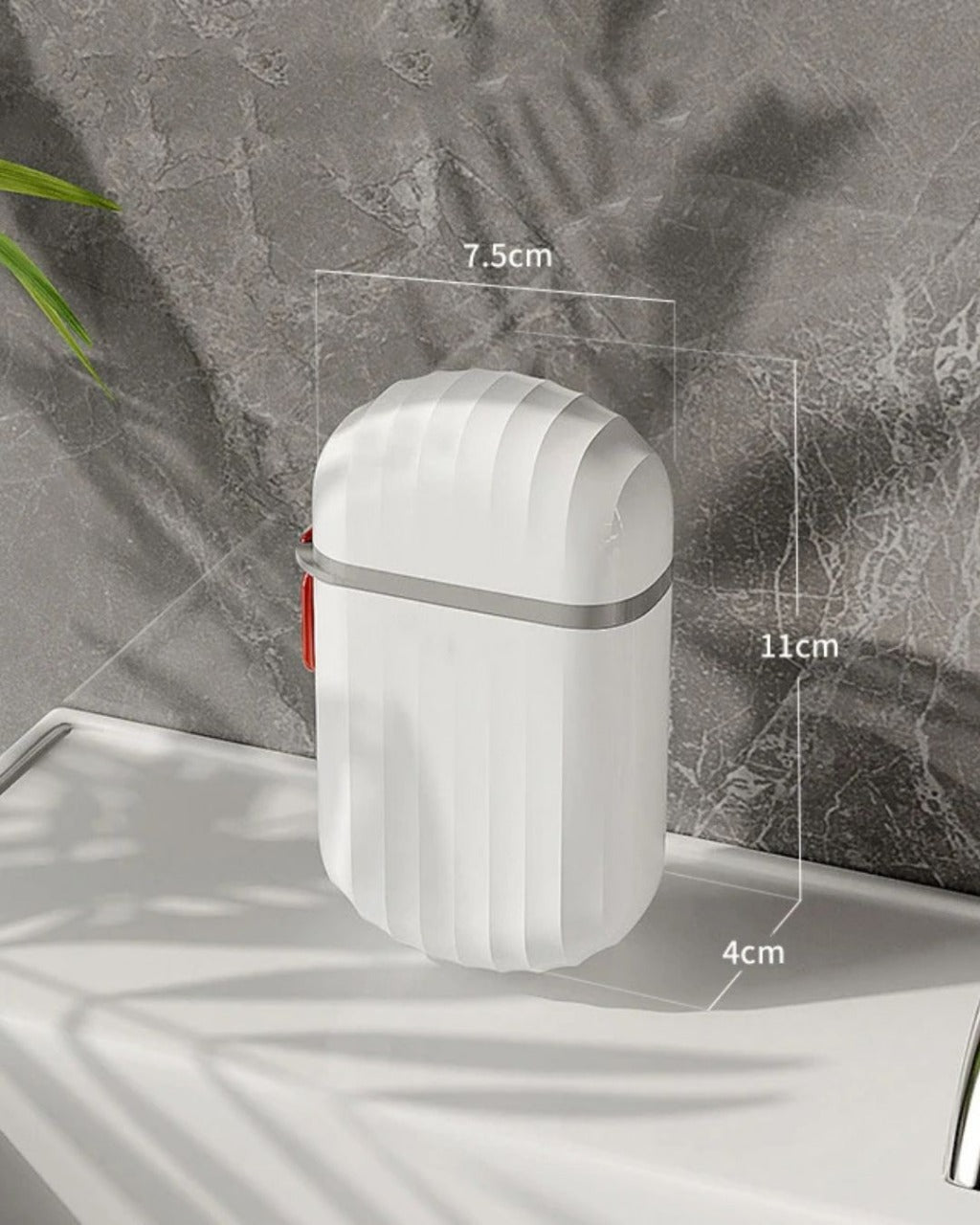 Saboneteira Portátil com Tampa Selada e Dreno para Viagem e Banheiro | Home Gaju