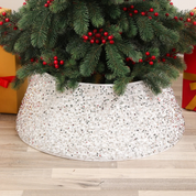 Saia para Árvore de Natal com Lantejoulas Impressas - Decoração de Natal| Home Gaju