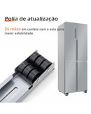 Suporte Móvel com Rodinhas Ajustável para Geladeira Máquina de Lavar e Móveis | Home Gaju