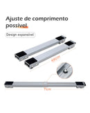 Suporte Móvel com Rodinhas Ajustável para Geladeira Máquina de Lavar e Móveis | Home Gaju