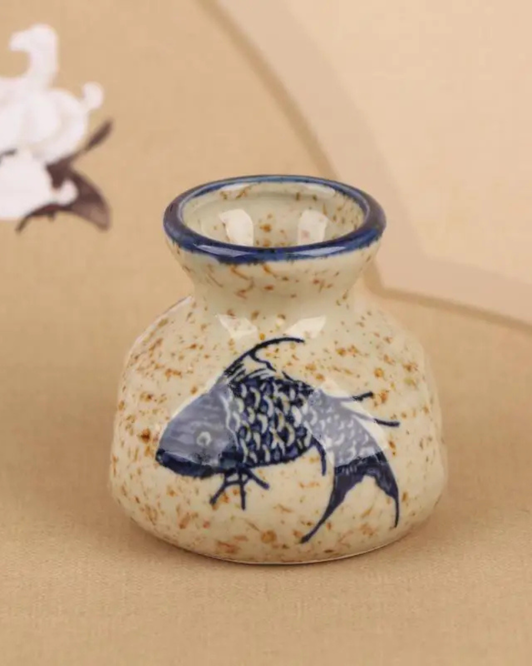 Suporte de Palito de Cerâmica Estilo Chinês para Mesa | Home Gaju