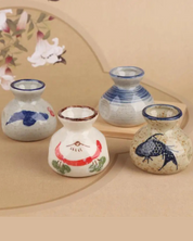 Suporte de Palito de Cerâmica Estilo Chinês para Mesa | Home Gaju