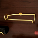 Suporte de Parede para Vinho dourado em Metal na parede