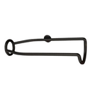 Suporte de Parede para Vinho em Metal no fundo branco