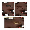 Suporte de Parede para Vinho em Metal na parede no detalhe