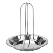 Suporte para Grelha de Frango em Aço Inoxidável - Acessório para Assar Aves | Home Gaju