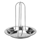 Suporte para Grelha de Frango em Aço Inoxidável - Acessório para Assar Aves | Home Gaju