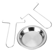 Suporte para Grelha de Frango em Aço Inoxidável - Acessório para Assar Aves | Home Gaju