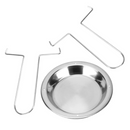 Suporte para Grelha de Frango em Aço Inoxidável - Acessório para Assar Aves | Home Gaju