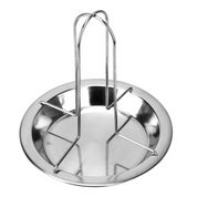 Suporte para Grelha de Frango em Aço Inoxidável - Acessório para Assar Aves | Home Gaju