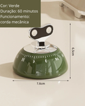 Temporizador de Cozinha Magnético Manual com Alarme | Home Gaju