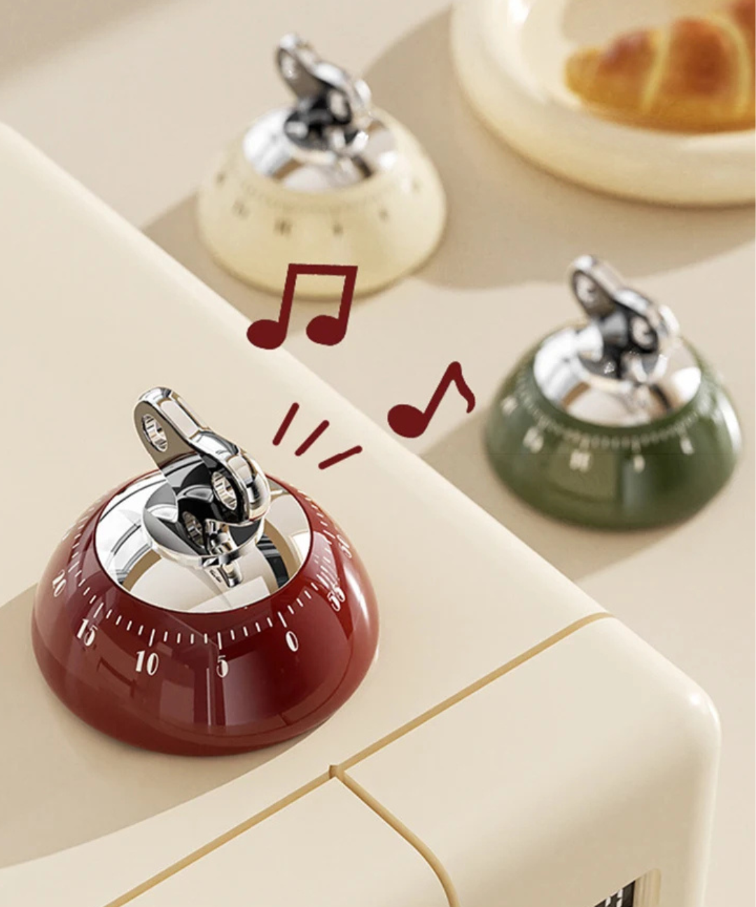 Temporizador de Cozinha Magnético Manual com Alarme | Home Gaju