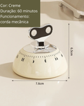 Temporizador de Cozinha Magnético Manual com Alarme | Home Gaju