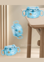 Tigela lancheira infantil em aço inox 304 com alça | Home Gaju