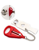 Trava de Porta Portátil para Segurança e Autodefesa, Leve e Fácil de Usar | Home Gaju