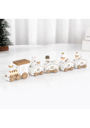 Trem de Madeira Decorativo Natalino