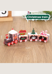 Trem de Madeira Decorativo Natalino