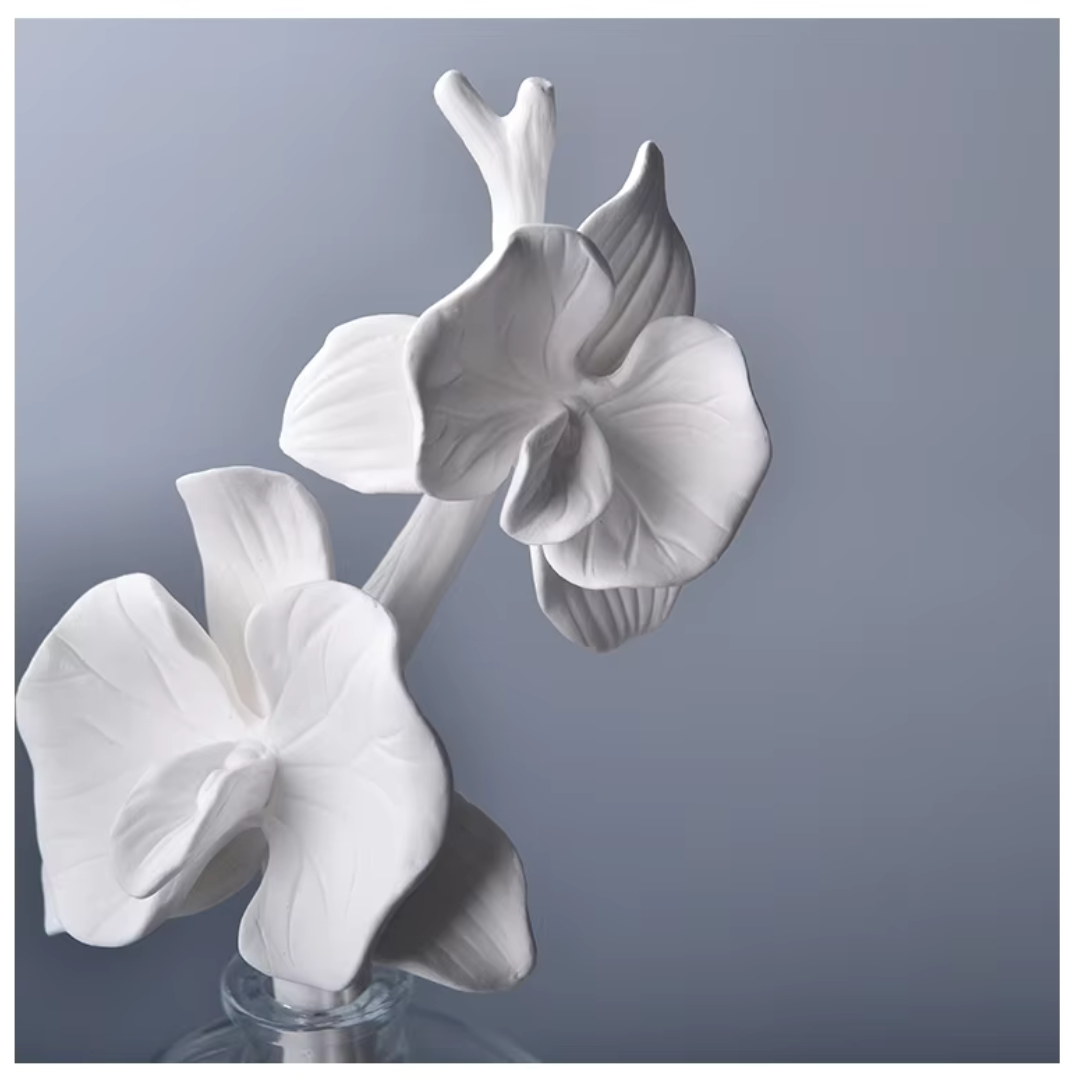 Vareta para Difusor em Cerâmica com Formato de Flor | Decoração de Fragrâncias para Casa | Home Gaju