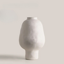Vaso de Cerâmica com Padrão de Martelo | Decoração Criativa para Arranjos de Flores | Home Gaju
